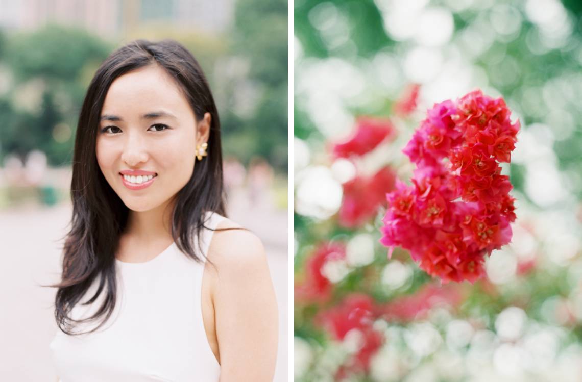 Beautiful engagement session in Hong Kong photographed on film