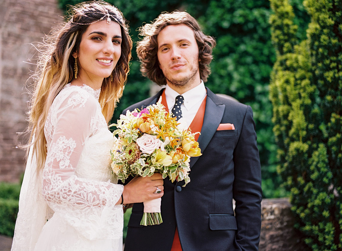 A summer wedding at Dewsall Court Herefordshire