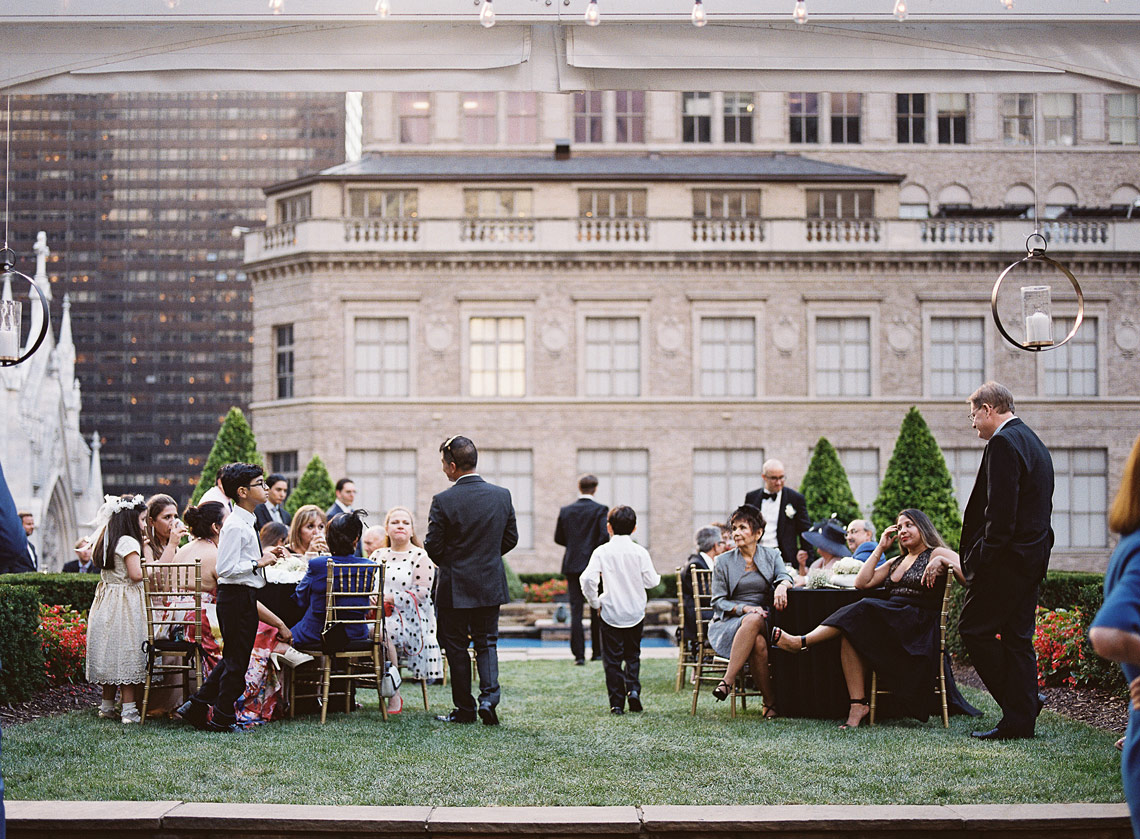 Rockefeller Center rooftop wedding